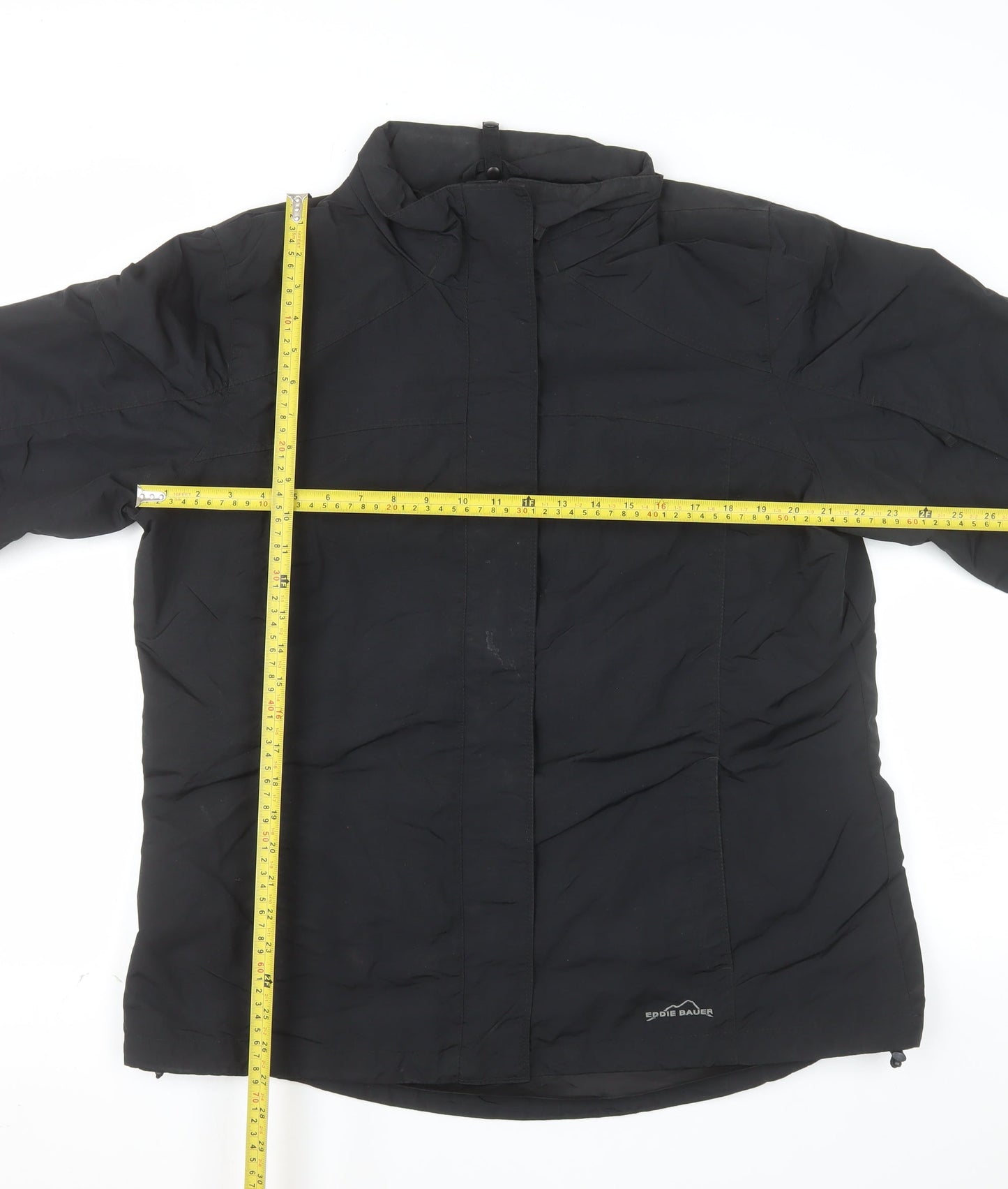 Eddie Bauer Men's Black L Water Resistant Puffer Jacket