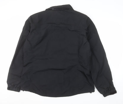 Eddie Bauer Men's Black L Water Resistant Puffer Jacket