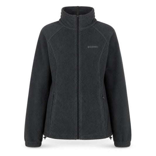 Columbia Women's Black Fleece Full Zip Jacket Size M