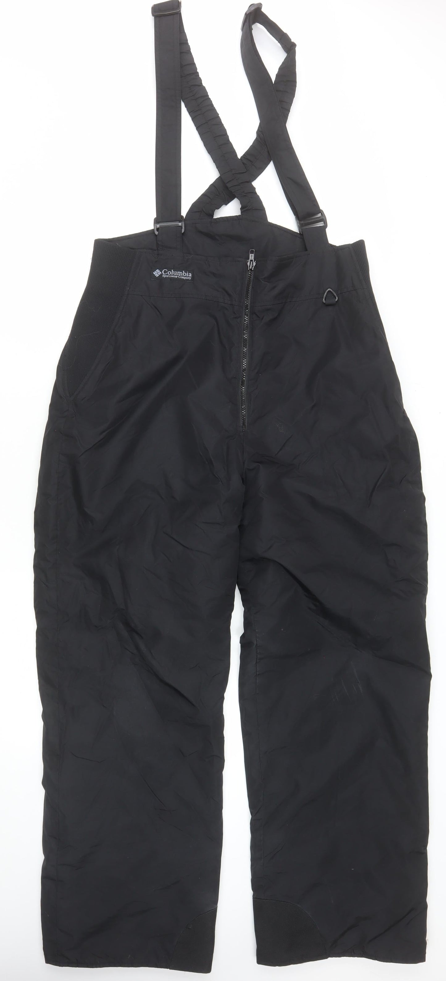 Columbia Men Black L Snow Pants Waterproof Insulated Winter Trousers