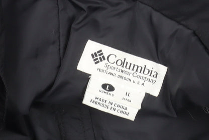 Columbia Men Black L Snow Pants Waterproof Insulated Winter Trousers