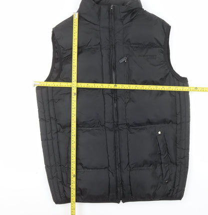 Fahrenheit Active Men's Black Puffer Gilet Waistcoat M Regular