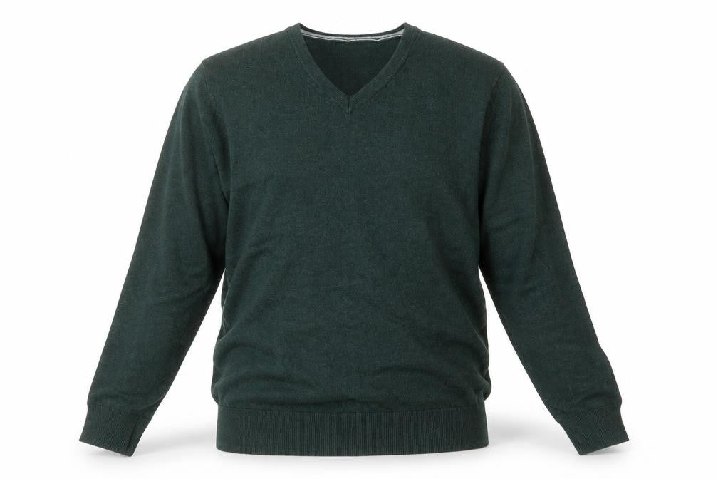 Old Navy Men’s Green V-Neck Knit Pullover Jumper XL Tall