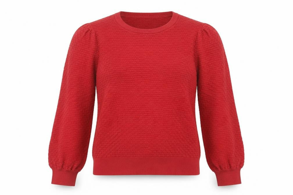 Principles Women's Red Size 16 Crew Neck Knit Long Sleeve Jumper
