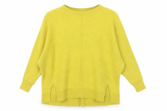 Phase Eight Womens Yellow Wool Cashmere Blend Relaxed Jumper UK S