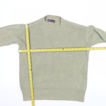Marks and Spencer Women’s Beige Cotton Knit Pullover Jumper Size S