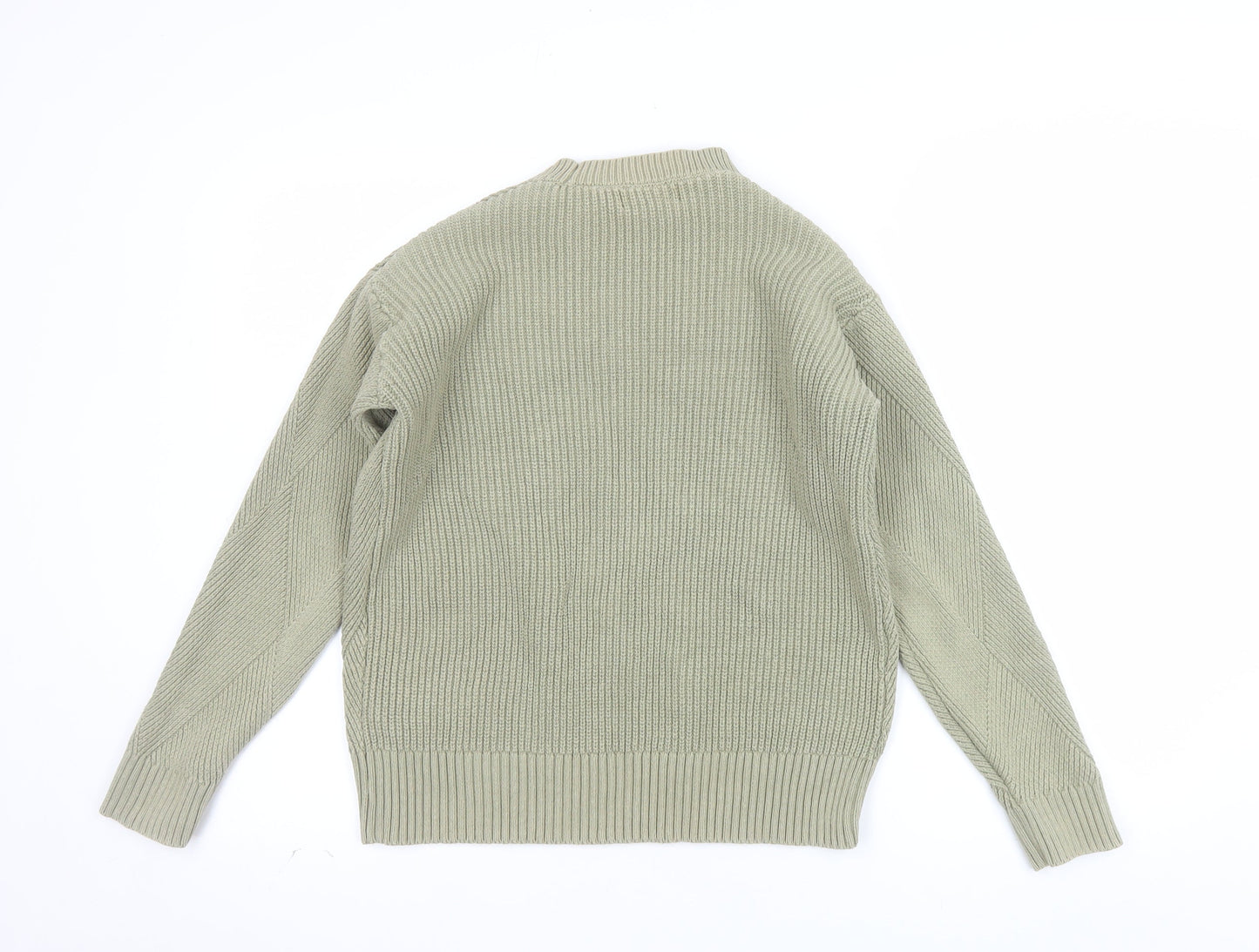 Marks and Spencer Women’s Beige Cotton Knit Pullover Jumper Size S