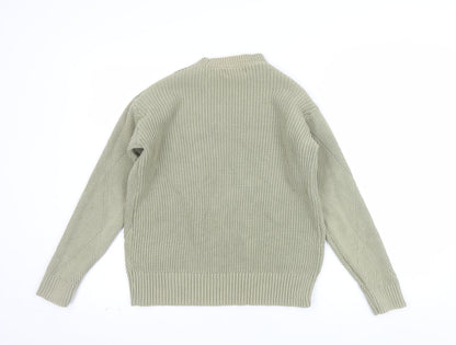 Marks and Spencer Women’s Beige Cotton Knit Pullover Jumper Size S