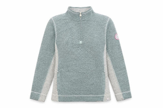 Weird Fish Women’s Blue 1/4 Zip Pullover Sweatshirt Size 16