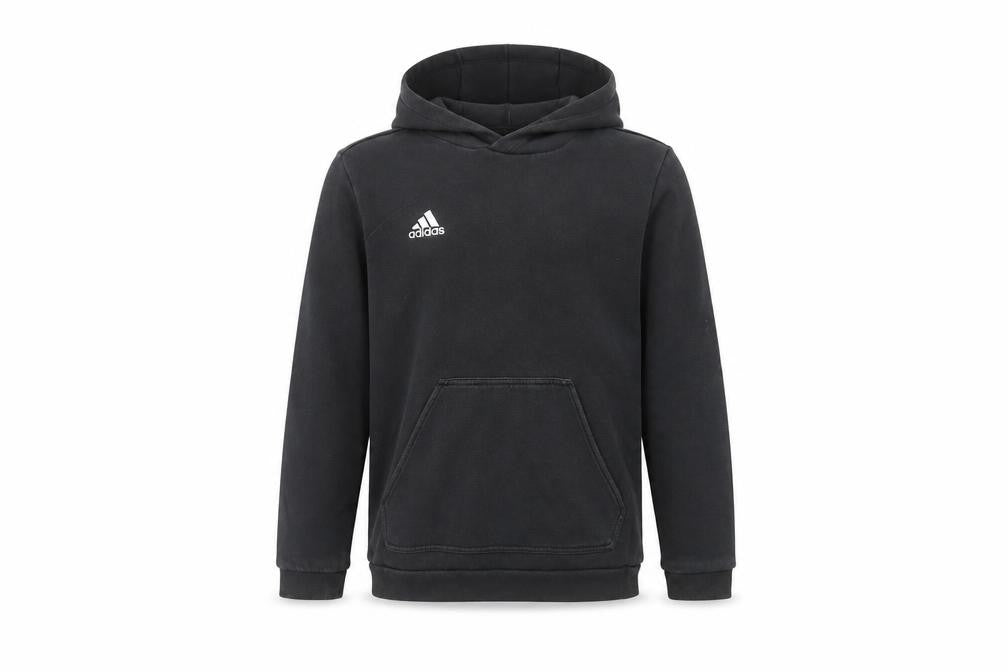 Adidas Boys Black Pullover Hoodie 11-12 Years Hooded Sweatshirt