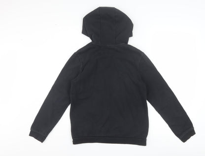 Adidas Boys Black Pullover Hoodie 11-12 Years Hooded Sweatshirt