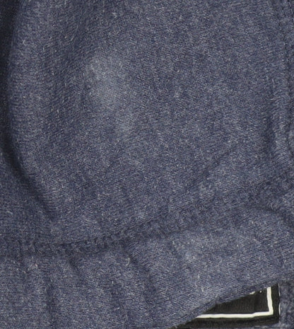Superdry Women Blue L Pullover Hoodie with Logo Print