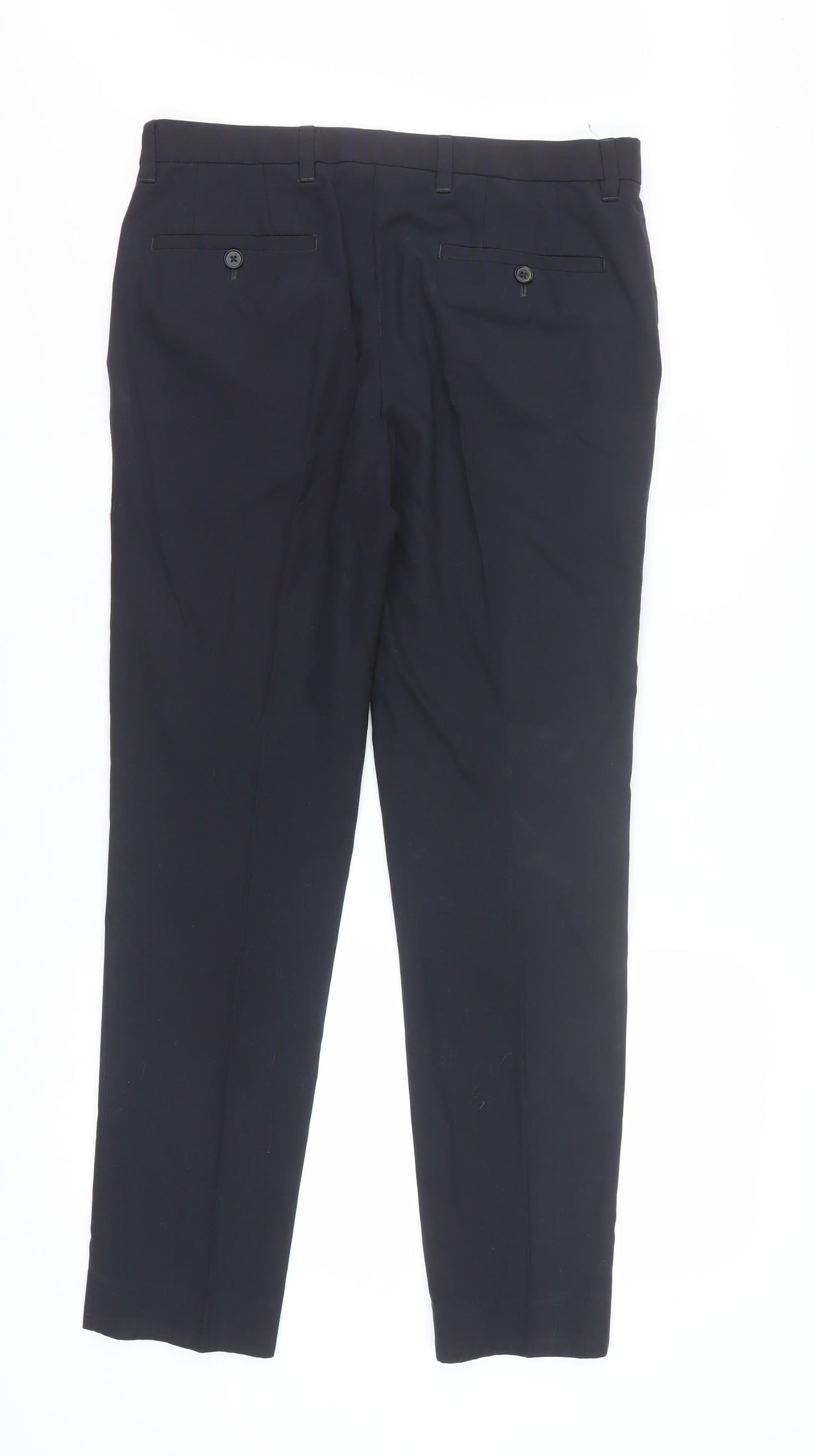 Next Men's Black Regular Fit Chino Trousers 32W 31L