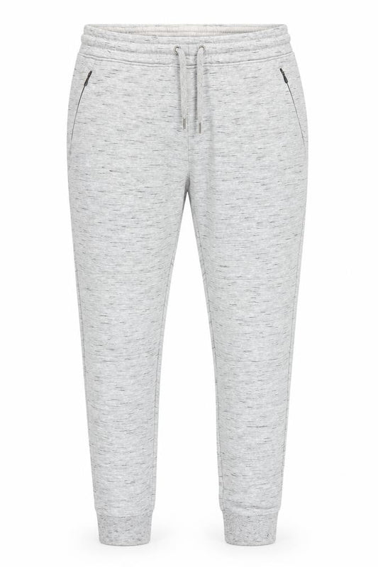 On The Byas Men Grey Jogger Trousers Medium Cotton Blend