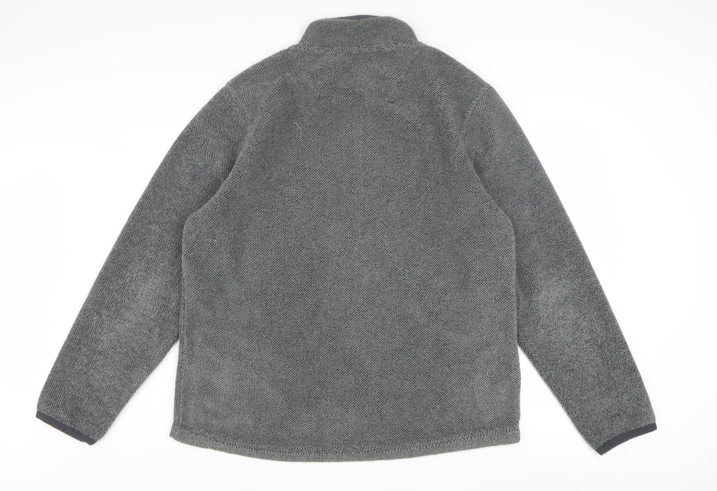 Weird Fish Men's Grey XL 1/4 Zip Fleece Sweatshirt Pullover