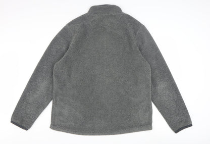 Weird Fish Men's Grey XL 1/4 Zip Fleece Sweatshirt Pullover