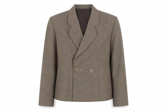 Marks and Spencer Women’s Brown Checked Blazer UK 14 Classic Workwear