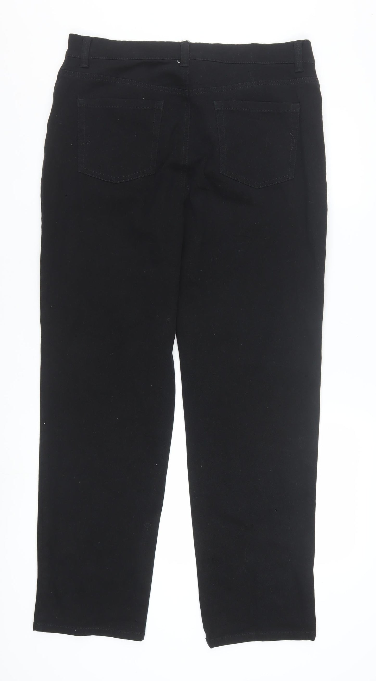 Gloria Vanderbilt Women’s Black Size 12 Straight Fit Stretch Jeans