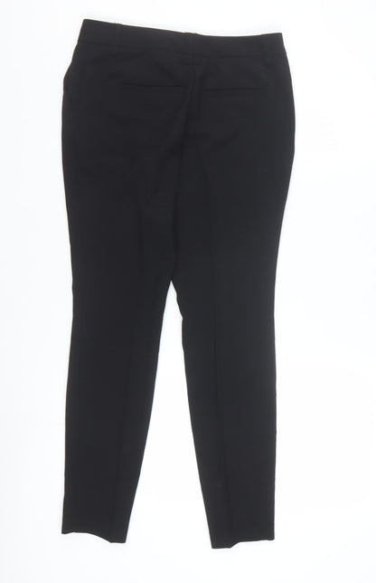 Next Womens Black Petite Skinny Trousers Size 6 Slim Fit Business Workwear