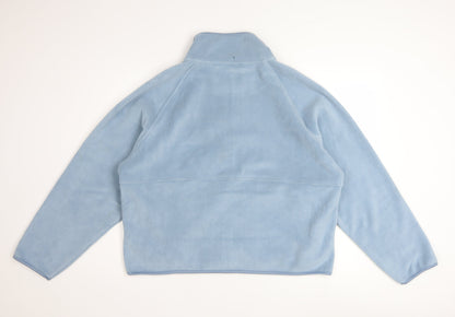 Next Women’s Blue Fleece Short Jacket Size M Casual Lightweight