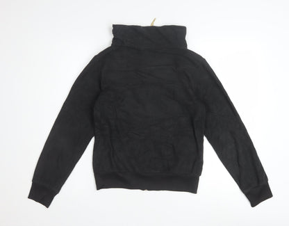 Puma Womens Black XS Full Zip Hoodie Lightweight Casual Sweatshirt