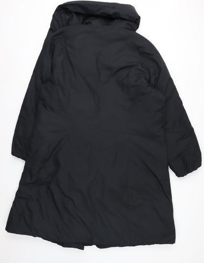 Marks and Spencer Women’s Black Long Puffer Coat Size 16