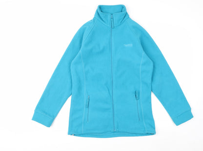Regatta Women's Blue Fleece Full Zip Jacket Size 10 Outdoor