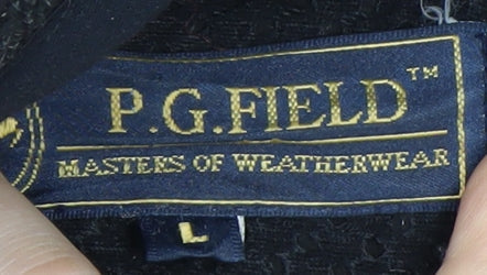 P.G. Field Men's Black Fleece Lined Waistcoat Bodywarmer Size L