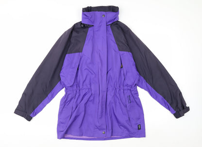 Regatta Women’s Purple Parka Jacket Size 10 Waterproof Windproof Outdoor