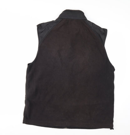 Timberland Men's Black Fleece Lined Bodywarmer Waistcoat Size L
