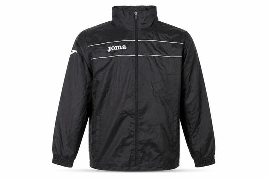Joma Mens Black S Windbreaker Sports Jacket Full Zip Polyester