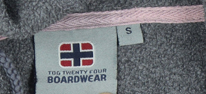 TOG 24 Boardwear Women's Grey Pullover Hoodie Size S Polyester Fleece