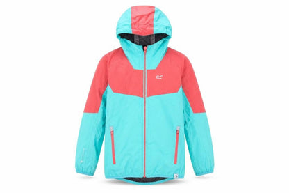 Regatta Boys Blue Colourblock Waterproof Outdoor Jacket 9-10 Years