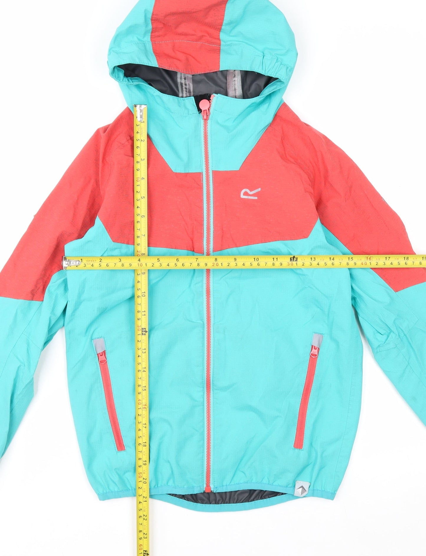 Regatta Boys Blue Colourblock Waterproof Outdoor Jacket 9-10 Years