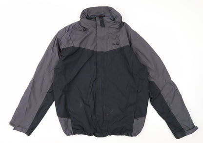Peter Storm Men's Grey Waterproof Rain Jacket M