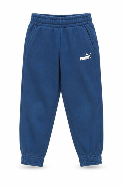 Puma Boys Blue Jogger Sweatpants 5 Years Cotton Blend Fleece