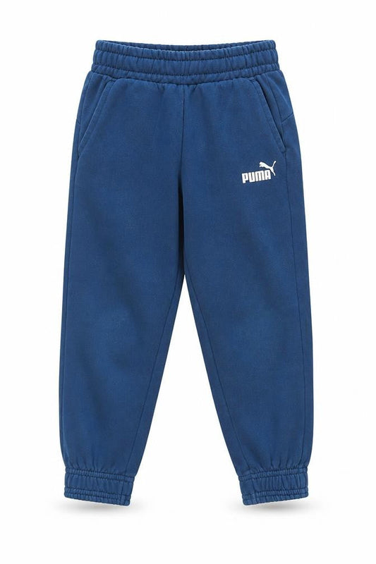 Puma Boys Blue Jogger Sweatpants 5 Years Cotton Blend Fleece