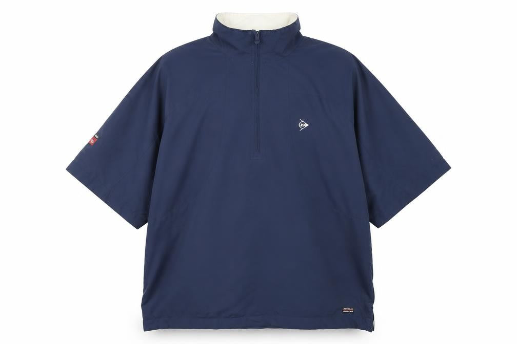 Dunlop Golf Men's Blue L Short Sleeve 1/4 Zip Pullover Activewear Top