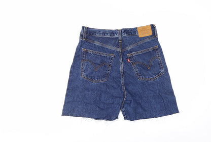 Levi’s Women’s Blue Denim Cut-Off Shorts Size 30 High Rise Casual