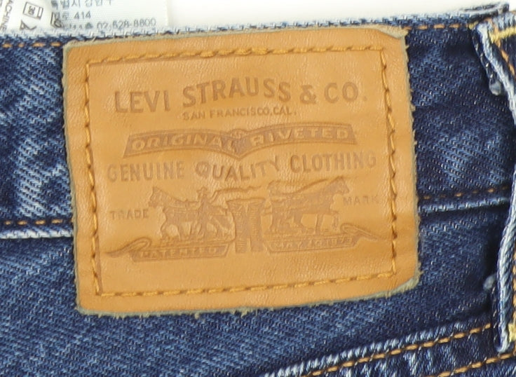 Levi’s Women’s Blue Denim Cut-Off Shorts Size 30 High Rise Casual