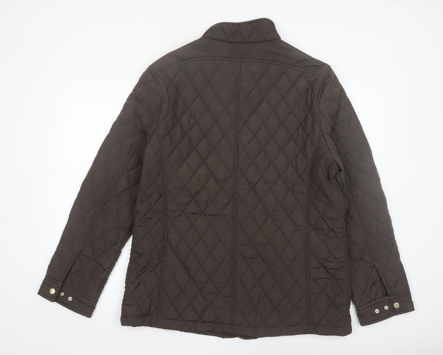 Hammond & Co. Men's Brown Quilted Mid-Length Jacket Size L