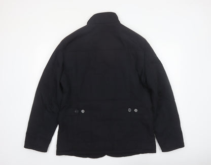Marks and Spencer Collezione Men's Black Mid-Length Jacket Size M