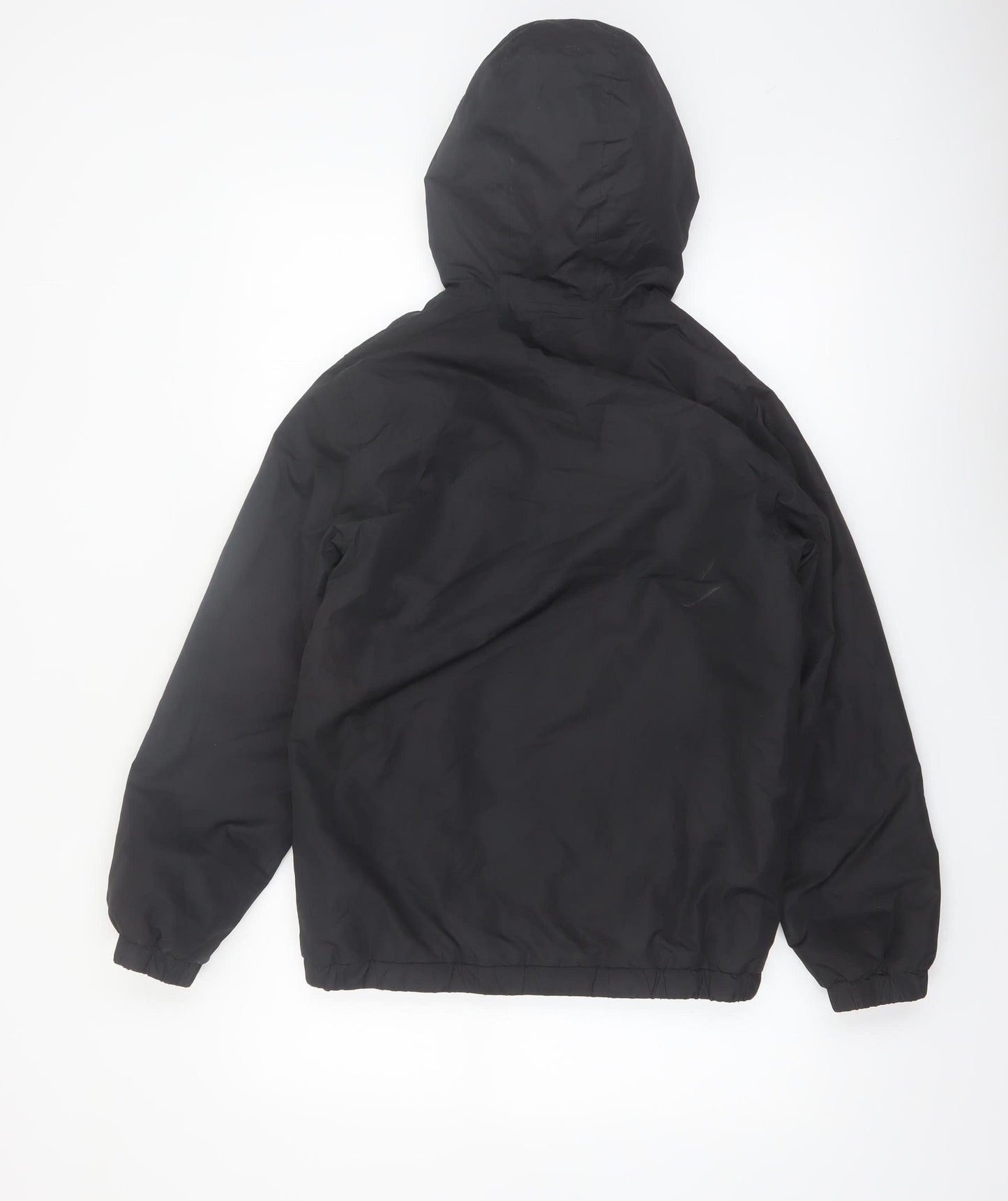 Gelert Boys Black Waterproof Hooded Rain Jacket 13 Years
