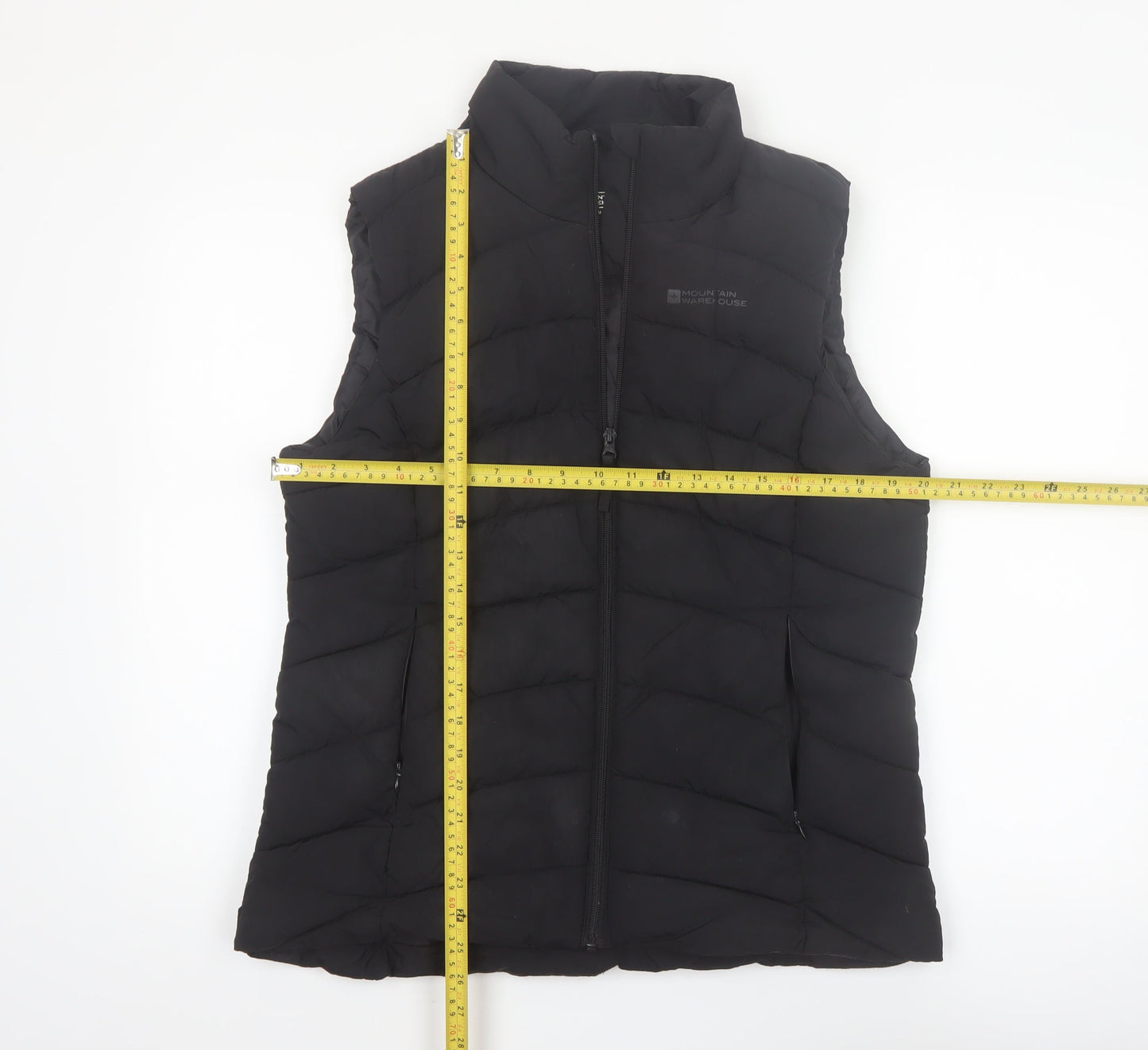 Mountain Warehouse Women’s Black Size 14 Puffer Waistcoat Gilet