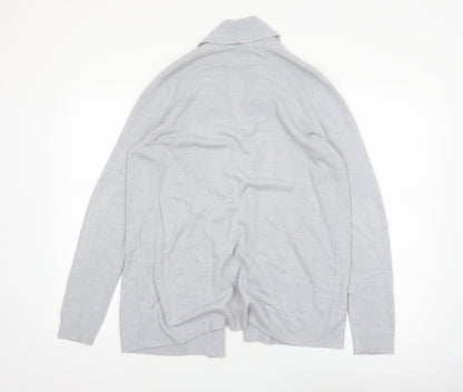 Maine New England Women’s Grey Size 14 Open Knit Cardigan