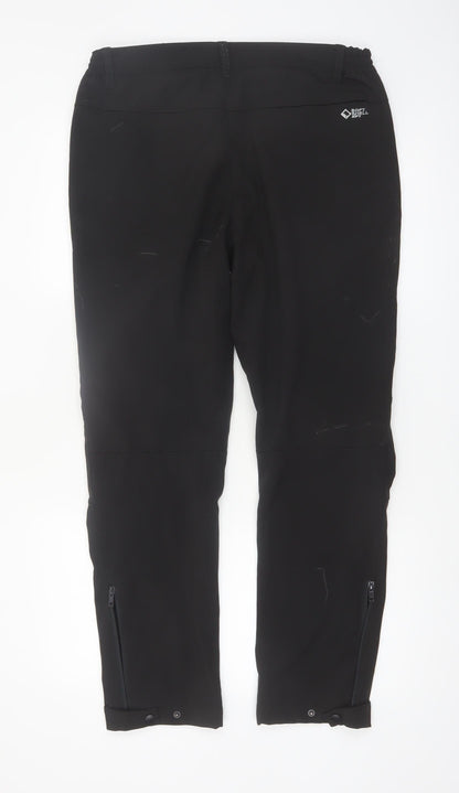 Regatta Men's Black Softshell Trousers Size L 34in Water Resistant