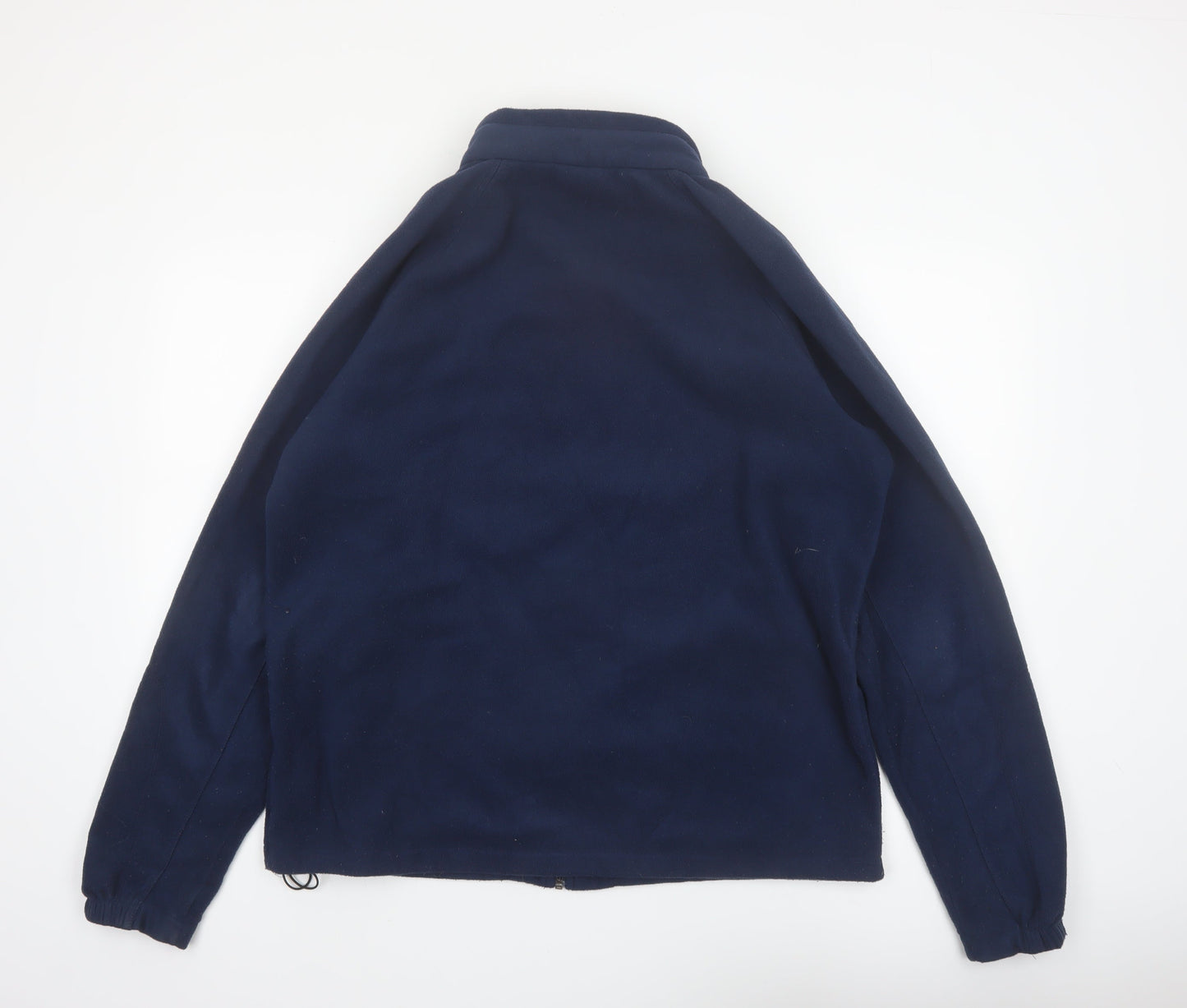 Columbia Men's Blue L Fleece Full Zip Jacket Outdoor Hiking