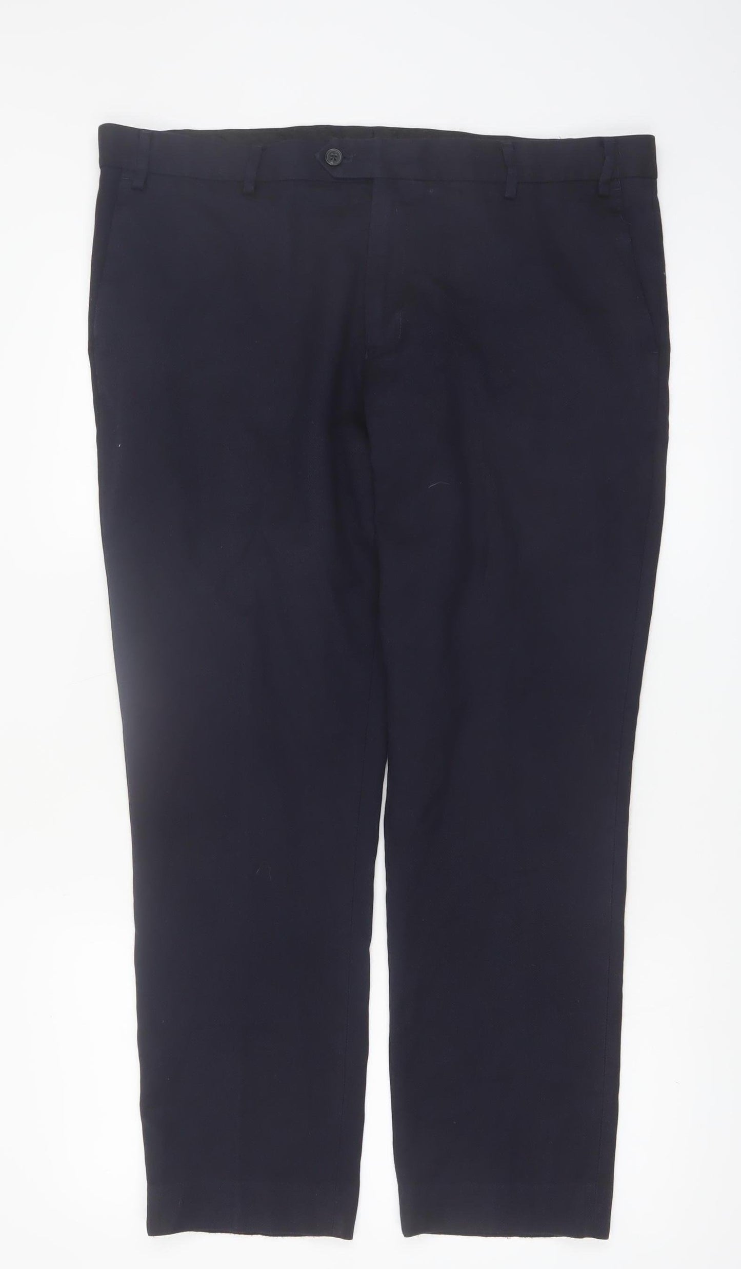 Next Men's Black 38in Regular Fit Dress Trousers