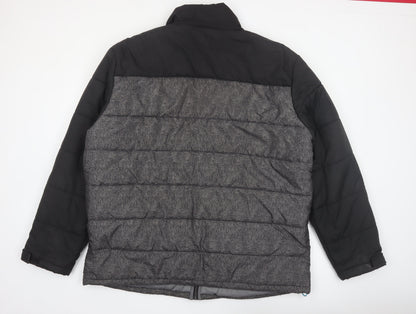 Atlas For Men 3XL Grey Insulated Puffer Jacket Lightweight Casual Outerwear