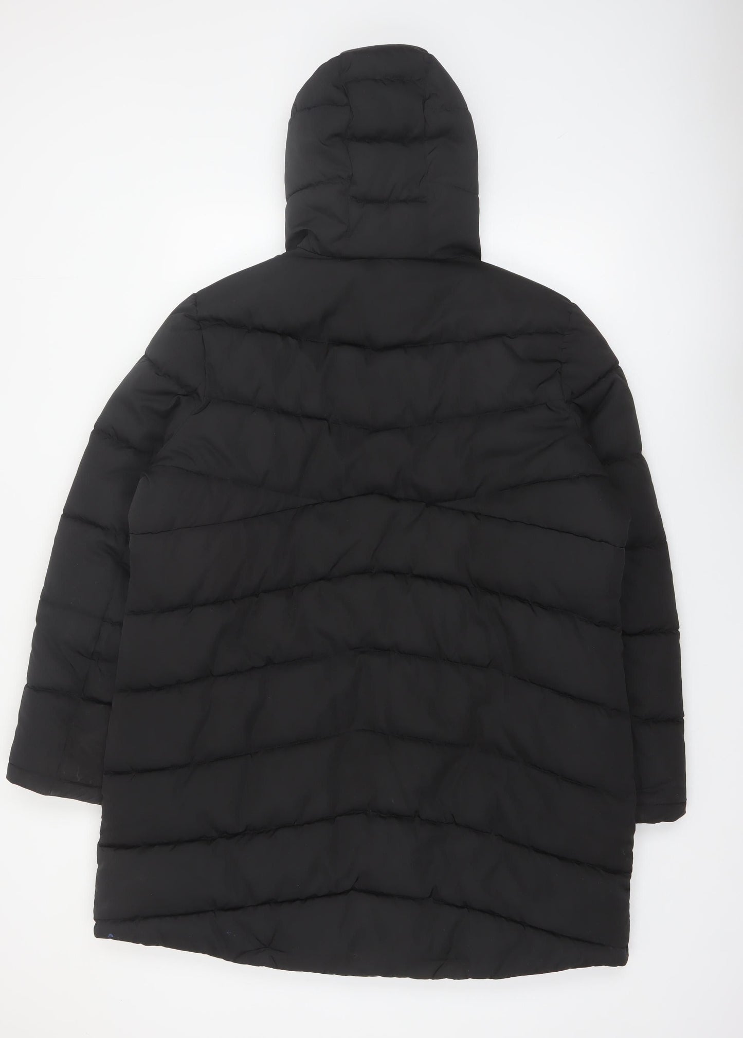 Dare 2B Womens Black Puffer Winter Coat Size 18 Hooded Long